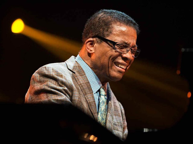 Herbie Hancock beim Montreux Jazz Festival in Montreux vor zwei Jahren.  | Foto: Anthony Anex/dpa