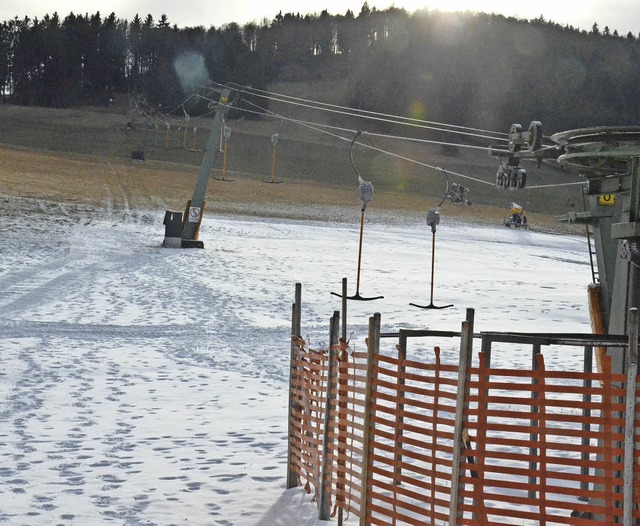 Im Wintersportbetrieb betrgt der Verl...hngen die Erlse stark vom Wetter ab.  | Foto: Sebastian Barthmes