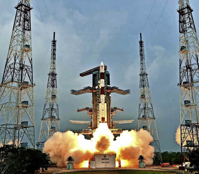 Im Januar brachte eine indische Rakete einen Satelliten ins All.   | Foto: ISRO