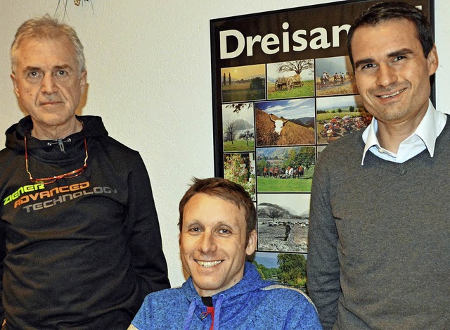 Bernhard Strecker, Benjamin Rudiger un...&#8222;Ultra Bike Marathon UG&#8220;.   | Foto: Lck