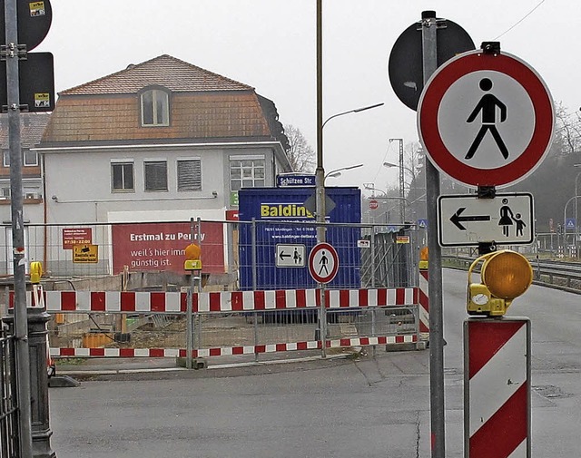 Fugnger sollen nicht an der Brhlstr... Meter langen Umweg in Kauf nehmen.     | Foto: privat