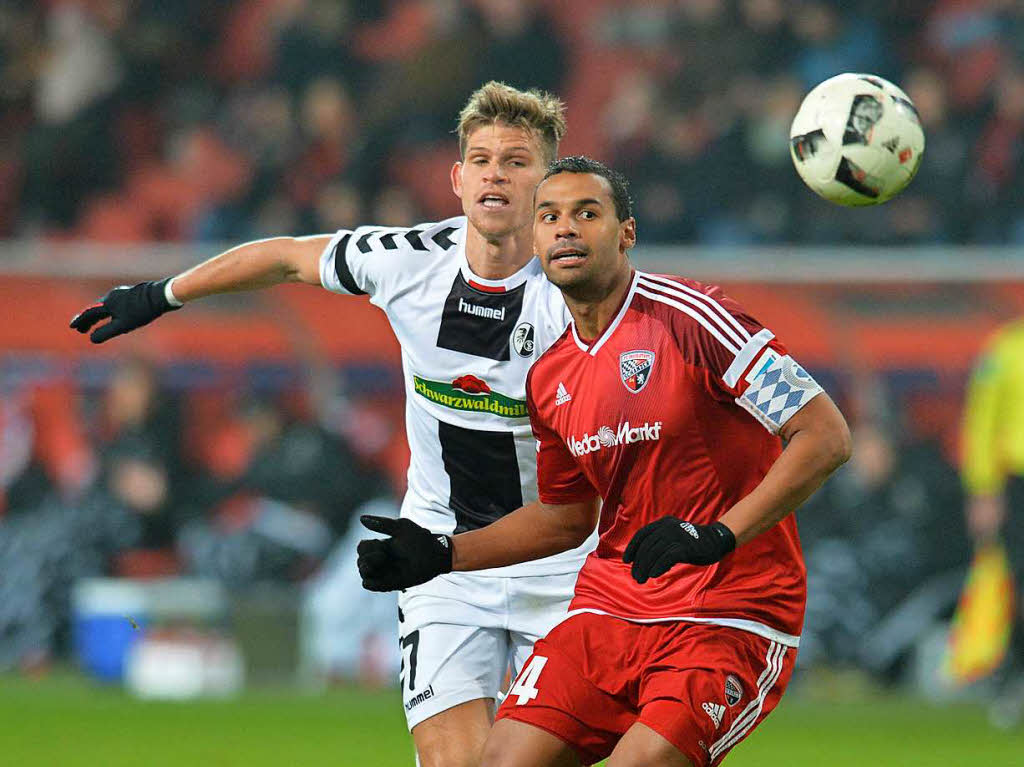 Florian Niederlechner bei der Arbeit.