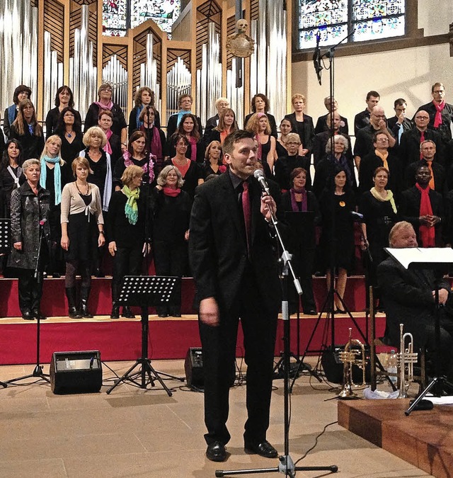 Der Pop- und Gospelchor &#8222;Resonan...hrnauer Kirche weihnachtliche Lieder.   | Foto: Privat