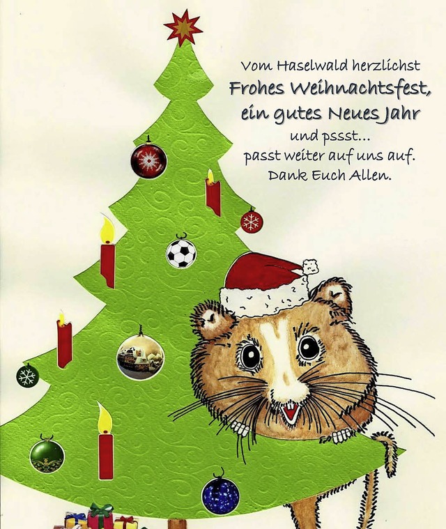 Die pfiffige Weihnachtskarte der Brgerinitiative.  | Foto: Privat