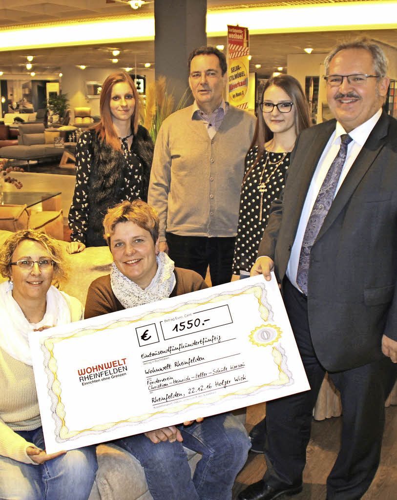 Mitarbeiter spenden - Rheinfelden - Badische Zeitung