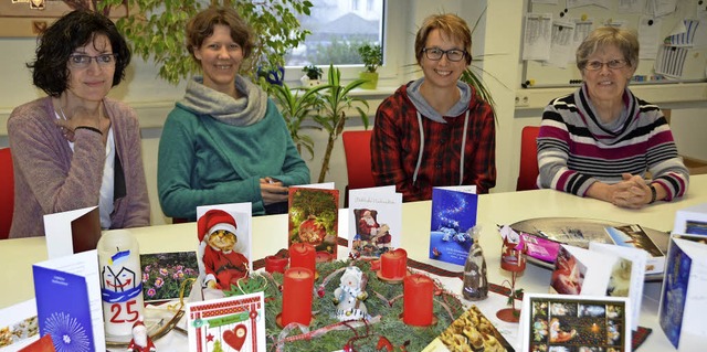 Fr Jutta Quasnowitz, Isabelle Greiner...amilie an Weihnachten das Wichtigste.   | Foto: Langelott