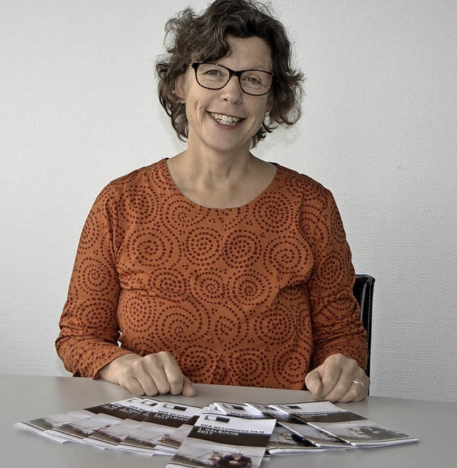 Katharina Walter mit dem neuen Program...sondere Film&#8220; im Kanderner Kino   | Foto: Markus Maier