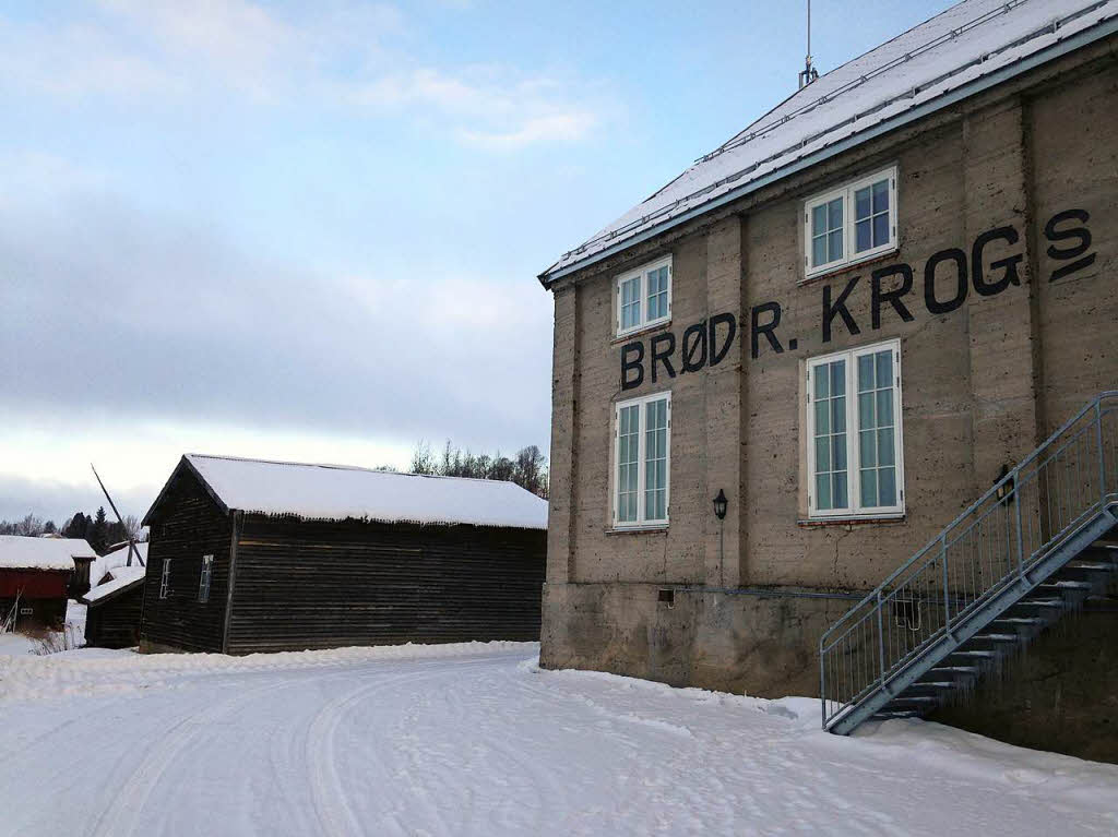 Frher Brotfabrik, heute Hotel: Vertshuset in Rros