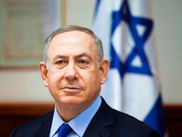 Benjamin Netanjahu wies das israelisch...nationale Einrichtungen auszuarbeiten.  | Foto: AFP