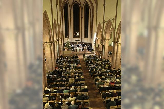 In der Stiftskirche wurde an Heiligabend die Christvesper mit Musik begangen