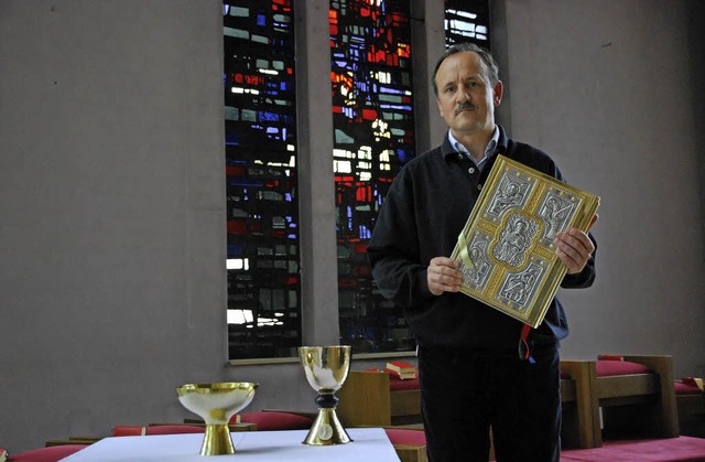 Andreas Bratek kennt und liebt die kn...; hier ein Exemplar aus Sankt Marien.   | Foto: Faigle