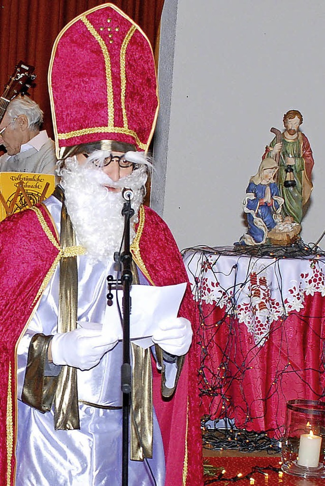 Der Nikolaus kam zur Feier des VdK Kollnau.   | Foto: Verein