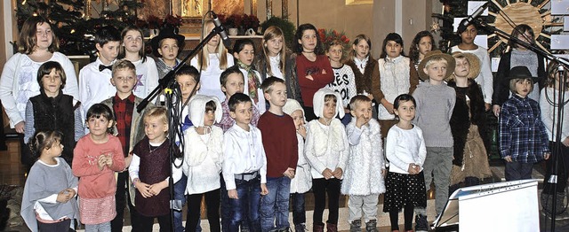 Ein gelungenes Krippenspiel fhrten Isteiner Kinder auf.   | Foto: Kiffe