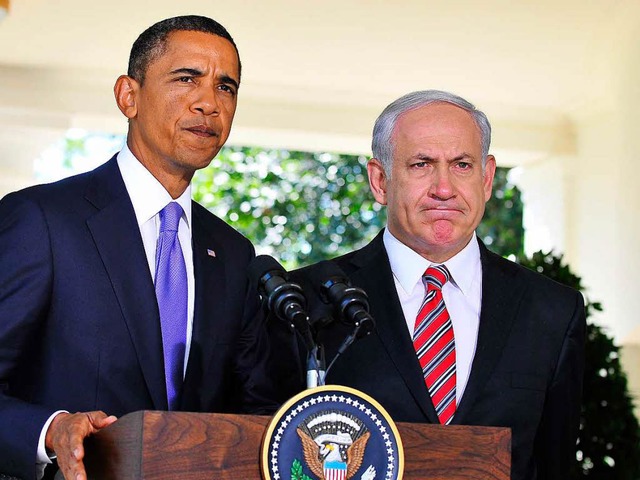 Auch persnlich knnen sie nicht gut m...jamin Netanjahu (rechts) im Jahr 2010.  | Foto: dpa