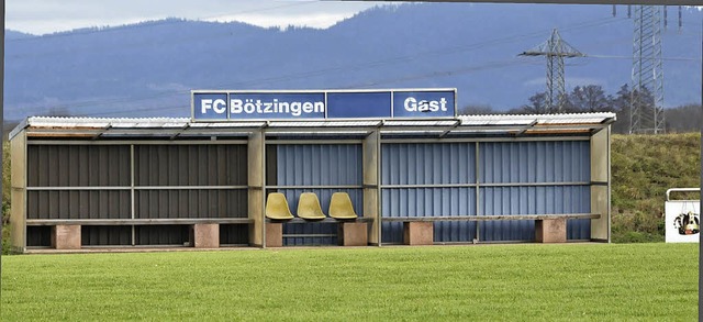 Leere &#8211; im Btzinger Riedstadion...n Verbandsliga-Fuball zu sehen sein.   | Foto: Ehret