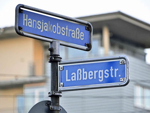 Alter Name, neues Schild im Freiburger Osten   | Foto: Michael Bamberger