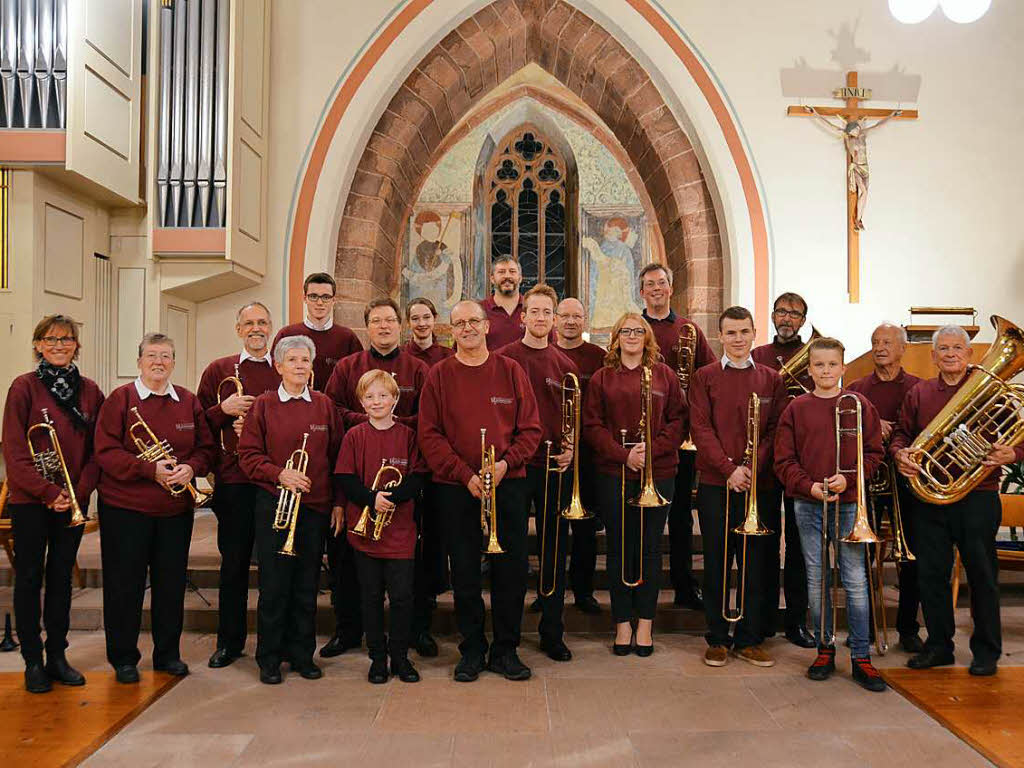 Der Denzlinger Posaunenchor feiert sein 75-jhriges Bestehen mit einem Konzert in der Kirche St. Georg.