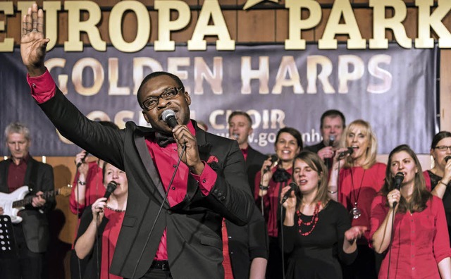 Zum 15. Mal gastierten die Gospel Harp...efizkonzert in einem Europa-Park-Hotel  | Foto: Bernhard Rein