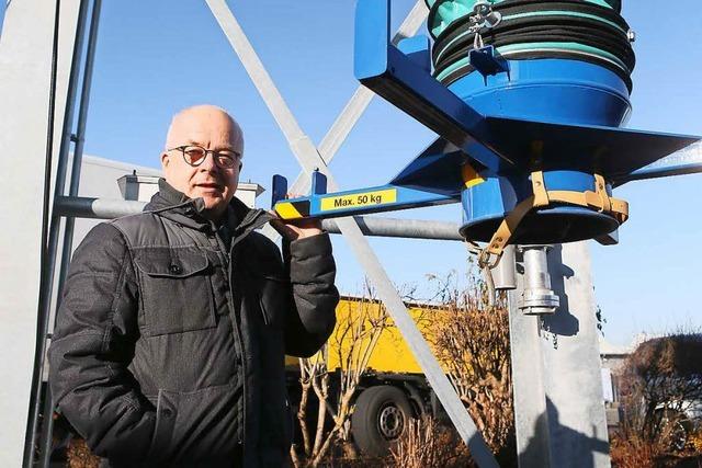 Lahrer Tankstelle Gnther bietet Pellets an der Zapfsule an