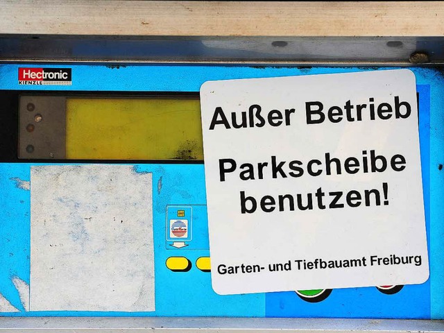 Schutz vor Bllern: Die Automaten werden stillgelegt.  | Foto: Thomas Kunz