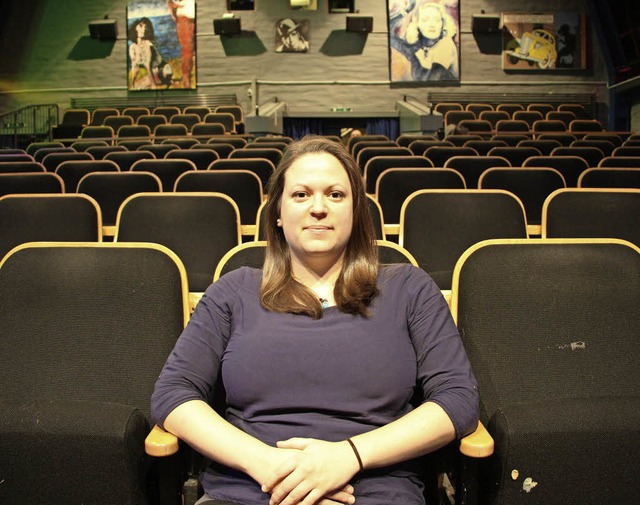 Auch ein Arbeitsplatz: Svenja Bttger im Kino   | Foto: dpa