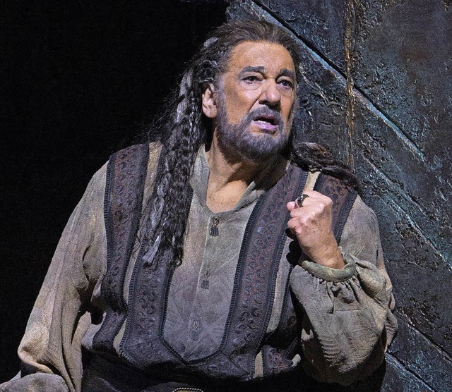 Placido Domingo in der Oper &#8222;Nabucco&#8220;   | Foto: M. Sohl