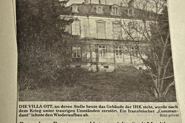 1946 brannte die Villa Ott