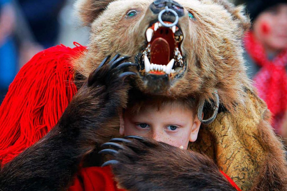 Fotos Bärentanz zum neuen Jahr in Rumänien Panorama Fotogalerien