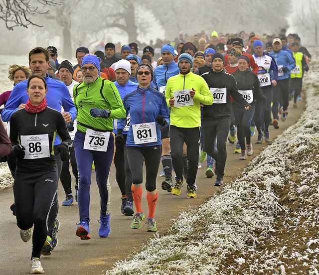 Sport frei: ber 1000 Teilnehmer sorgt...mezustand im Winzerdrfchen Britzingen  | Foto: Thoma