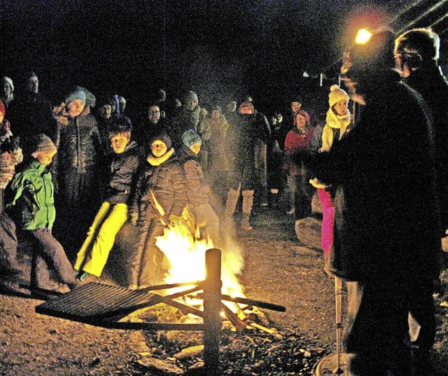 Warm eingepackt besuchten die Teilnehm...l von Baden-Wrttemberg im Hexenbhl.   | Foto: Ulrike Spiegelhalter