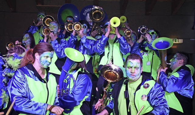 Das Guggenbattle in der Schwarzwaldspi...Todtmoos ist der Auftakt zur Fasnacht.  | Foto: Andreas Bhm