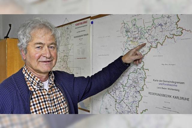 Reinhold Hämmerle arbeitet seit 50 Jahren bei der Forstverwaltung