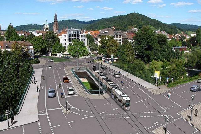 Technisch heikel: Im Mrz beginnt der Neubau der Kronenbrcke in Freiburg