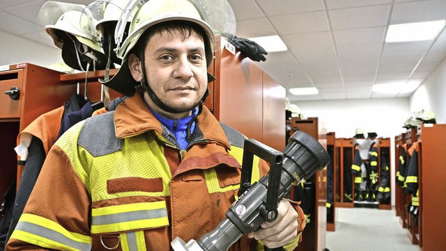 Nicola Bibbo, Feuerwehrkommandant Wehr  | Foto: Erika Bader