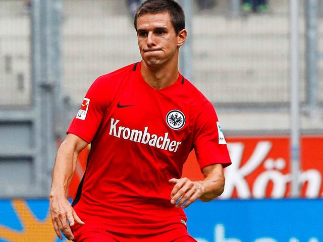 Johannes Flum bei einem Testspiel der Eintracht Frankfurt (Archivbild)  | Foto: dpa