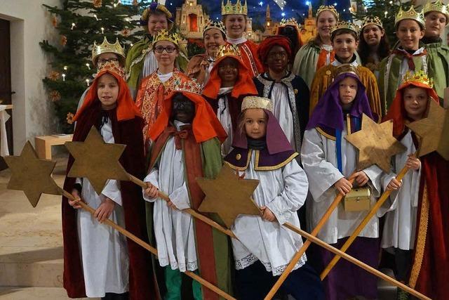 In der Seelsorgeeinheit Breisach-Merdingen sind die Sternsinger unterwegs