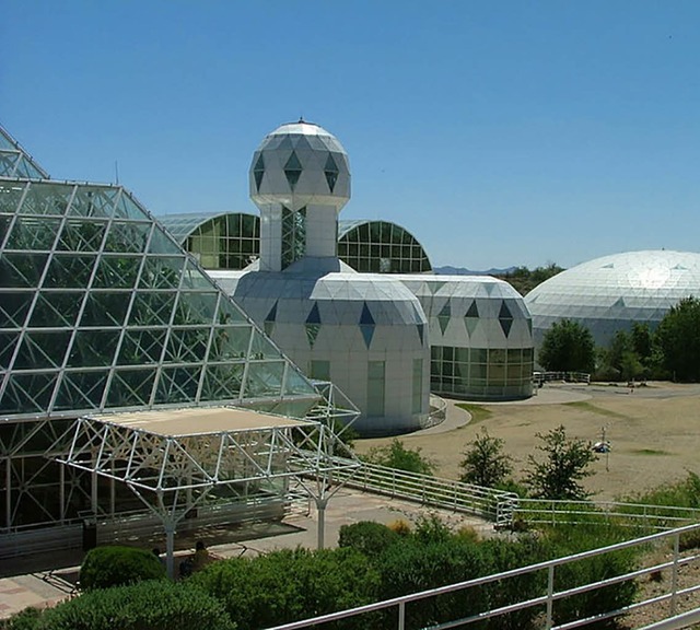 Vorbild fr T. C. Boyle: die in die  Wste von Arizona gebaute Biosphere    | Foto: Dr Starbuck (Wikipedia, Flickr)