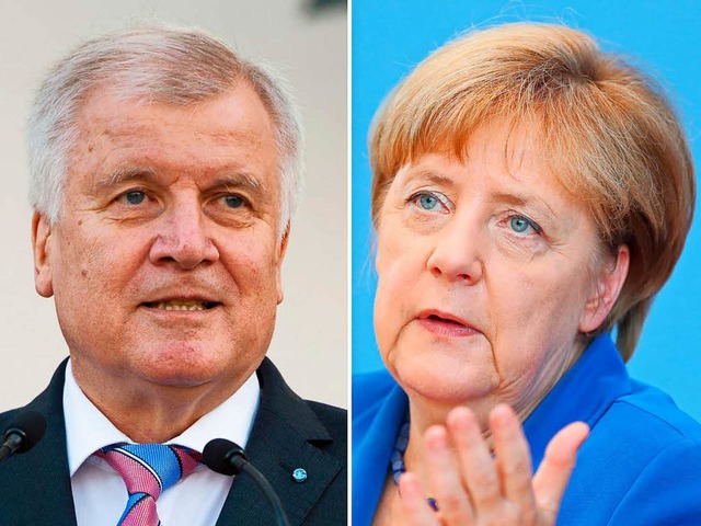 Seehofer und Merkel haben Differenzen  | Foto: dpa