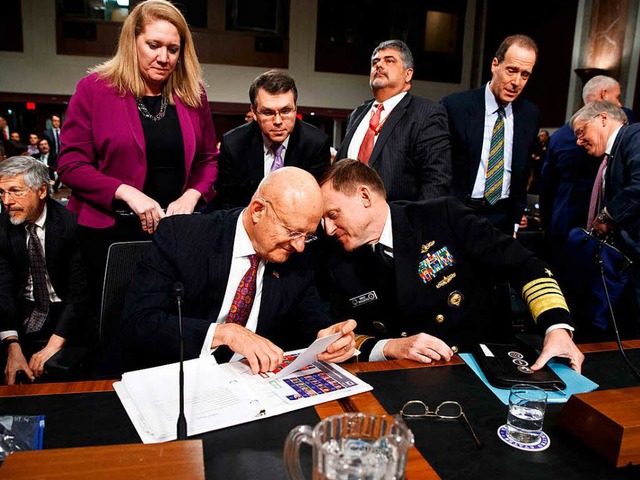 James Clapper, Nationaler Geheimdienst... Mike Rogers am Donnerstag im Kapitol.  | Foto: dpa