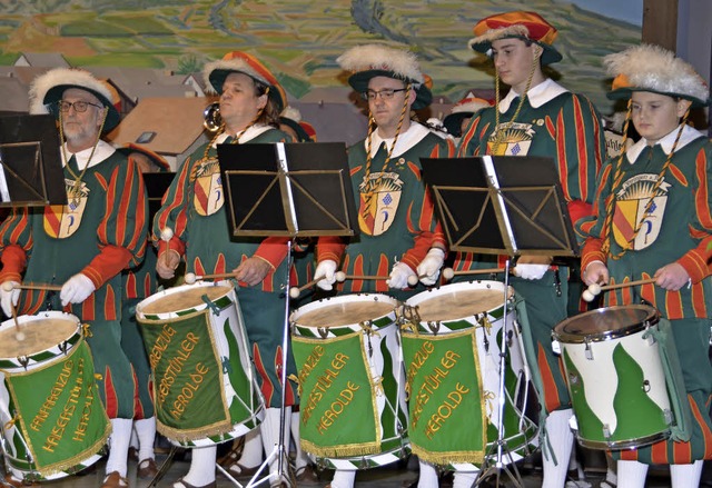 Nicht nur musikalisch, auch optisch ma...der Kaiserstuhlhalle eine gute Figur.   | Foto: Hans-Jochen Voigt