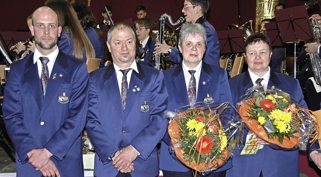 Wichtige Sttzen der Stadtmusik: Die G...s Br-Zimmermann und Elisabeth Marber.  | Foto: Jutta Binner-Schwarz