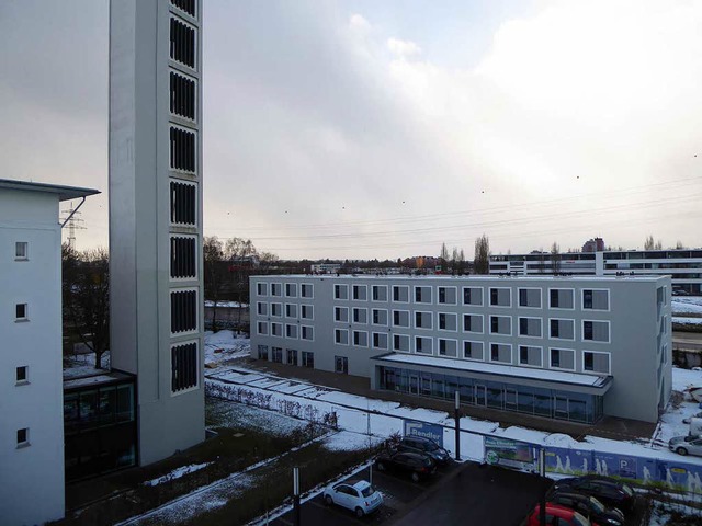 93 Zimmer hat das B&amp;B-Hotel, das d...n Freiburger Strae und OBI entsteht.   | Foto: Helmut Seller