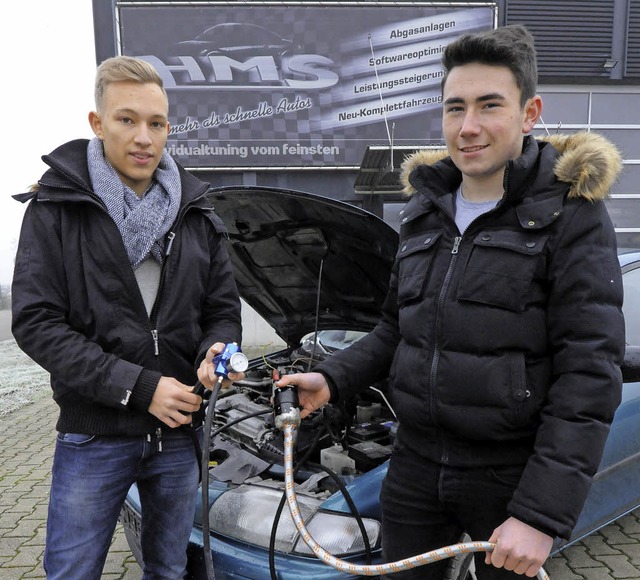 Mit kleinen Zusatzteilen haben Johanne...auch mit Methanol gefahren werden kann  | Foto: Markus Zimmermann