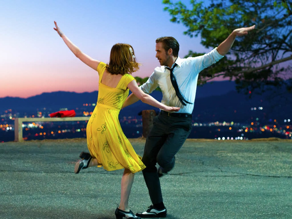 Szene aus &#8222;La La Land&#8220; mit Emma Stone und Ryan Gosling  | Foto: dpa