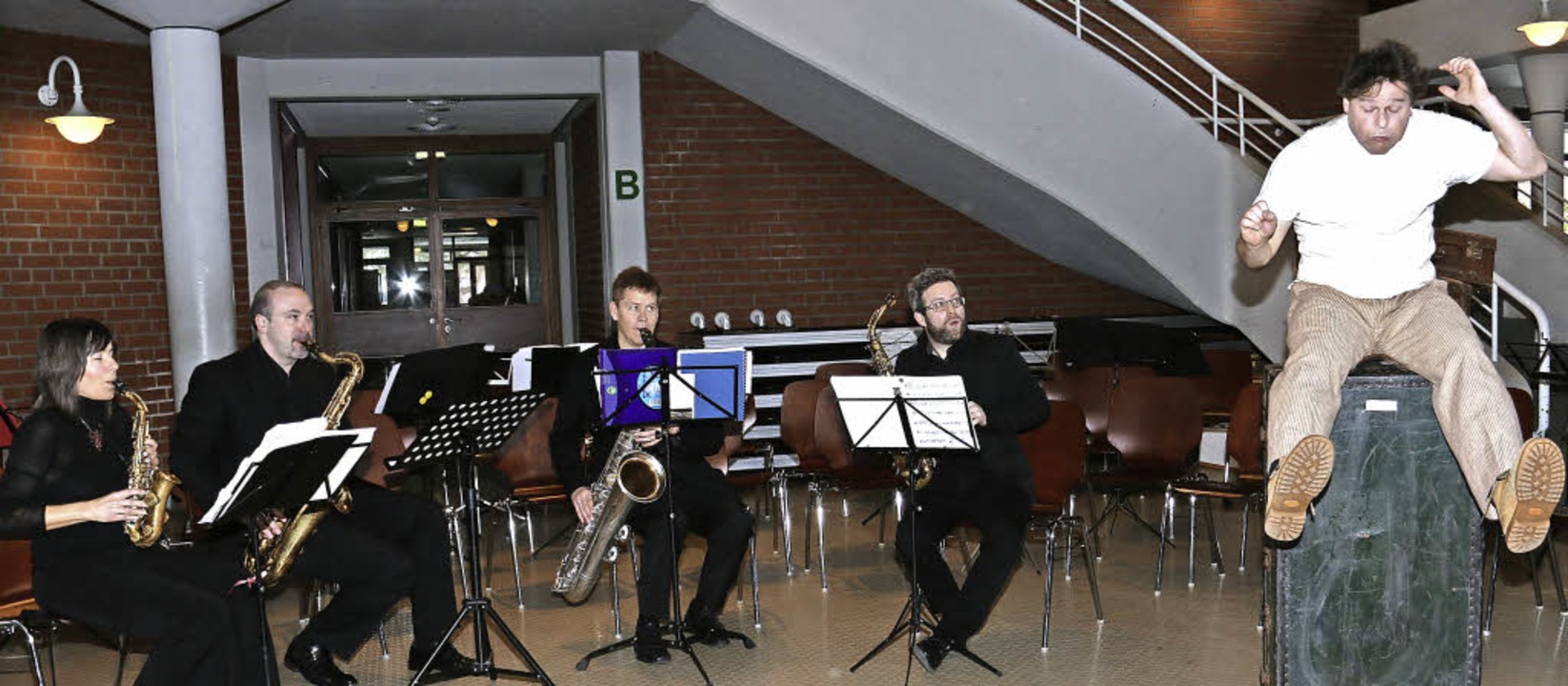 Das Raschèr Saxophon Quartett: Christi...ar, 11 Uhr, in Freiburg, Humboldtsaal)  | Foto: Dagmar Barber