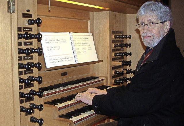 Albrecht Klr spannte einen  weiten musikalischen Bogen.   | Foto: Archivbild: Frey