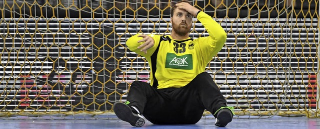 Die deutsche Handball-Nationalmannscha... vom  Hickhack um die TV-bertragung.   | Foto: dpa
