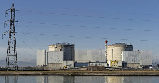Das franzsische Atomkraft bei Fessenheim   | Foto: dpa