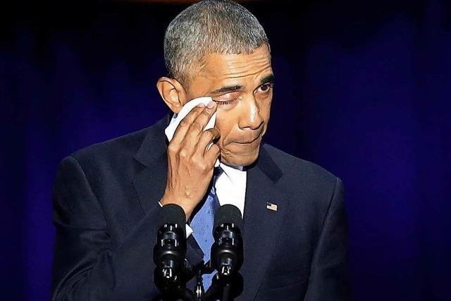 Fotos: Obama hlt seine Abschiedsrede