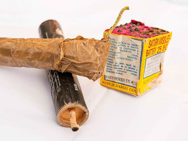 Illegale Feuerwerkskrper  | Foto: dpa